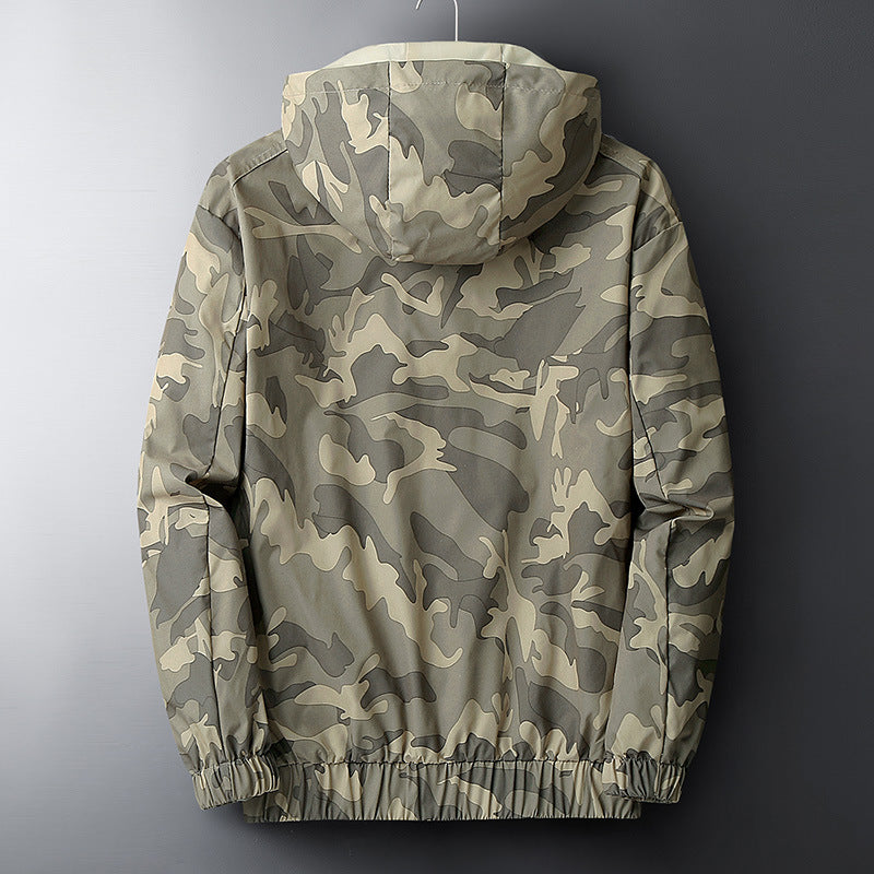 Men's Casual Hooded Camouflage Printed Jacket ShopWithASmile7.com