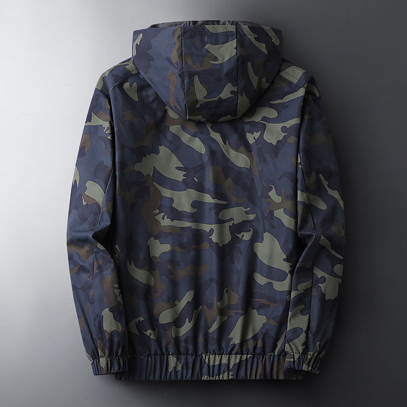 Men's Casual Hooded Camouflage Printed Jacket ShopWithASmile7.com