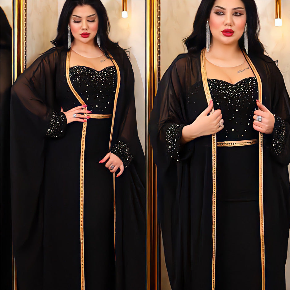 Women's Wear 2 Piece Set Long Dress Summer Autumn Women Traditional African Clothing Fairy Dress ShopWithASmile7.com