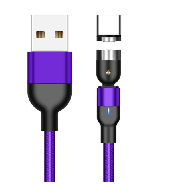 Essager Rotate Magnetic Cable 360 Degree USB Type C Charging Cable Fast Charging Magnet Charger 540 Rotate Micro Magnetic Cable ShopWithASmile7.com