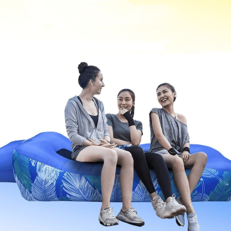 Outdoor Inflatable Sofa Amphibious Single Portable Air Cushion Camping Music Festival Air Mattress