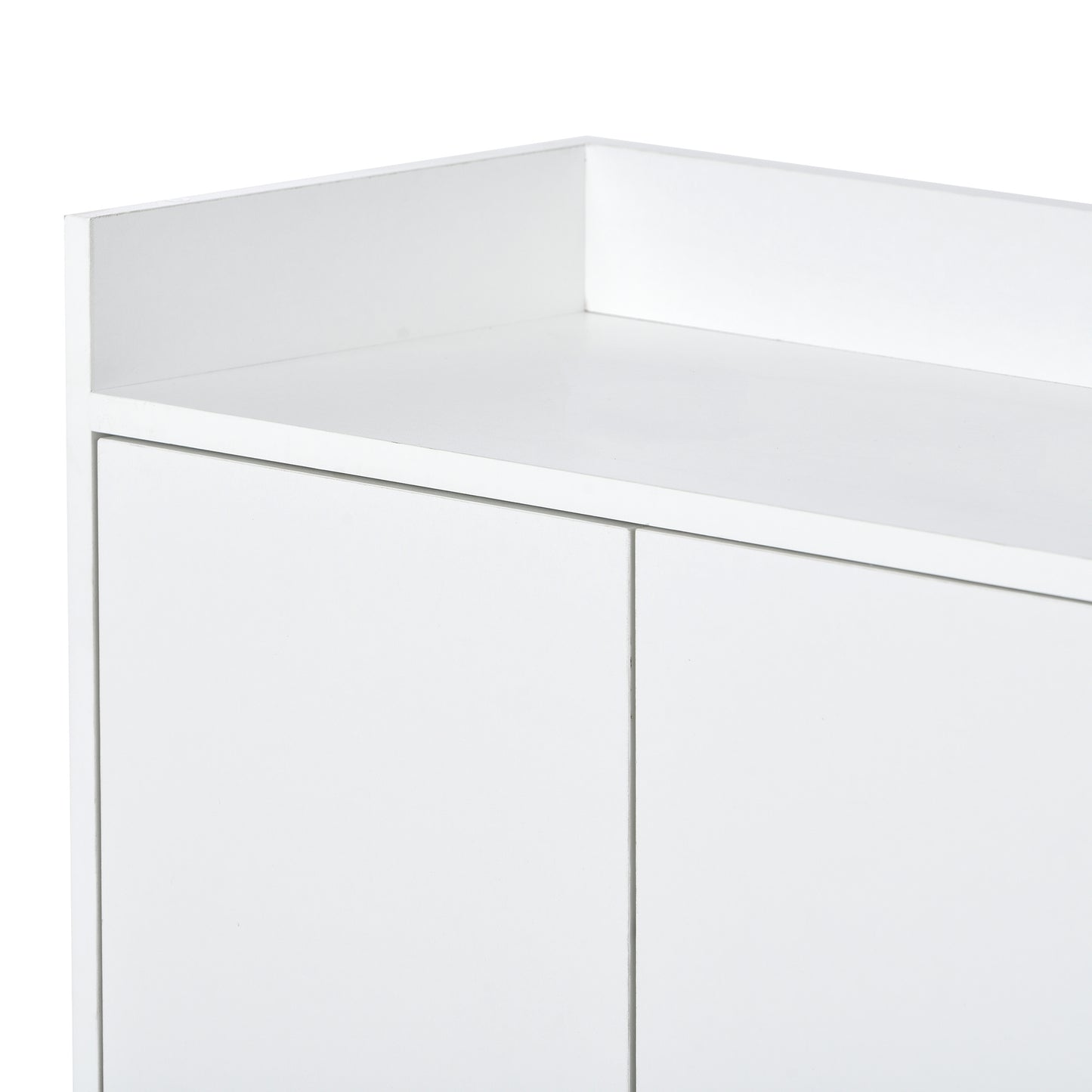Modern Sideboard Elegant Buffet Cabinet - White
