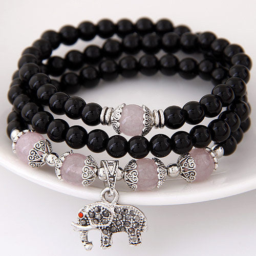 Amethyst Bracelet Female Lucky Transfer Pearl Gourd Crown