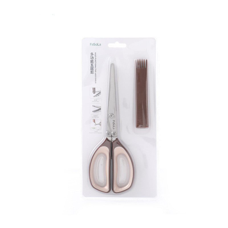 Stainless Steel Multifunctional Food Supplement Laver Chopped Food Scissors