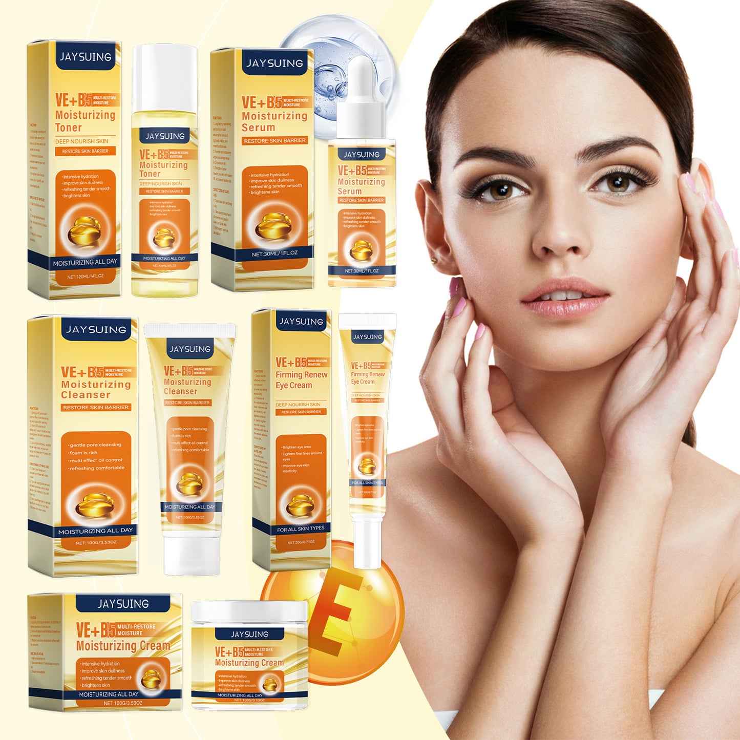 Vitamin B5 Nourishing Skin Care Series Daily Care Gentle Moisturizing Soothing Facial Skin ShopWithASmile7.com
