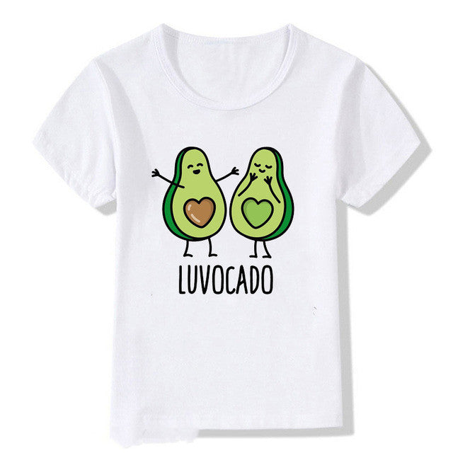 Kids Summer New Cute Vegan Boys Girls T Shirt ShopWithASmile7.com