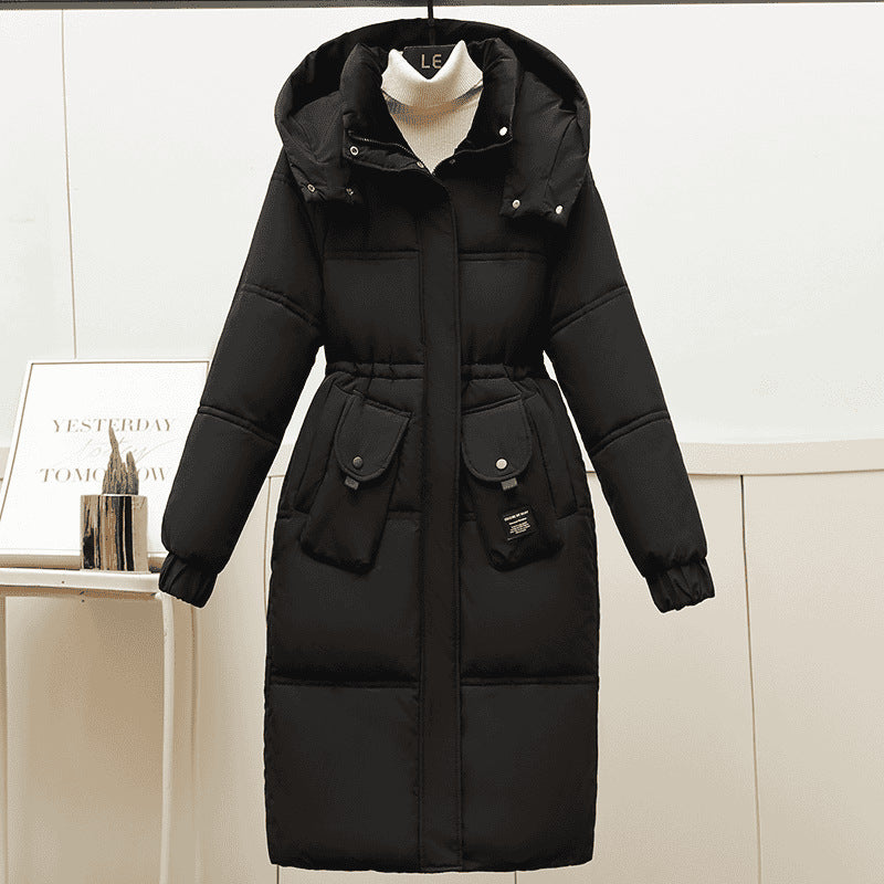 Plus Size Cotton-padded Clothes Women's Clothing Overknee Long ShopWithASmile7.com