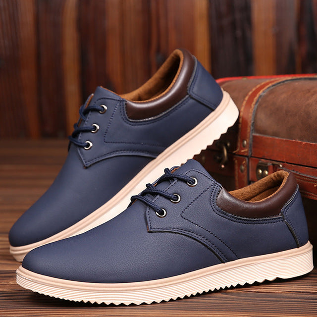 Men's Black Antiskid Shoes, Waterproof And Wear-Resistant Shoes