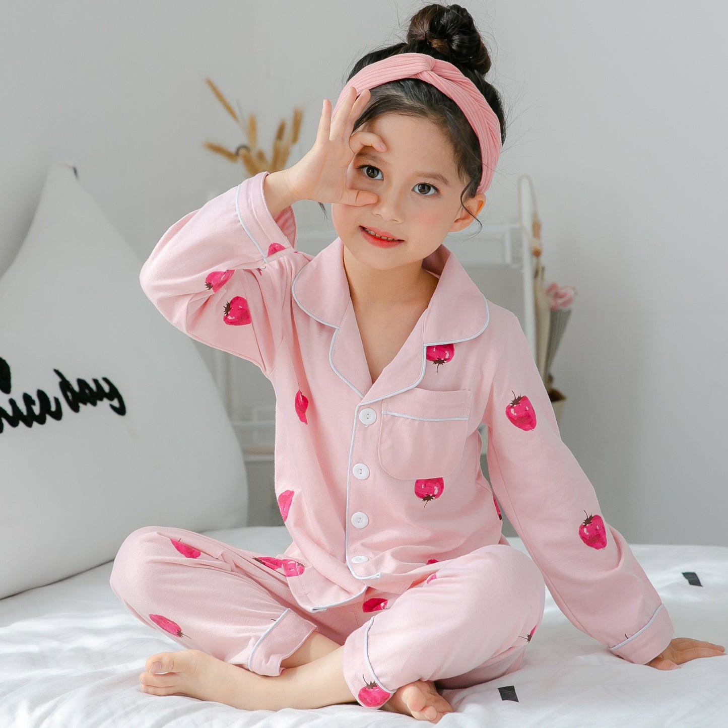Cotton pajamas for children ShopWithASmile7.com