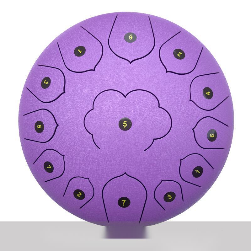 12-Inch 13-Tone Ethereal Drum – Handpan Musical Instrument in Multiple Colors