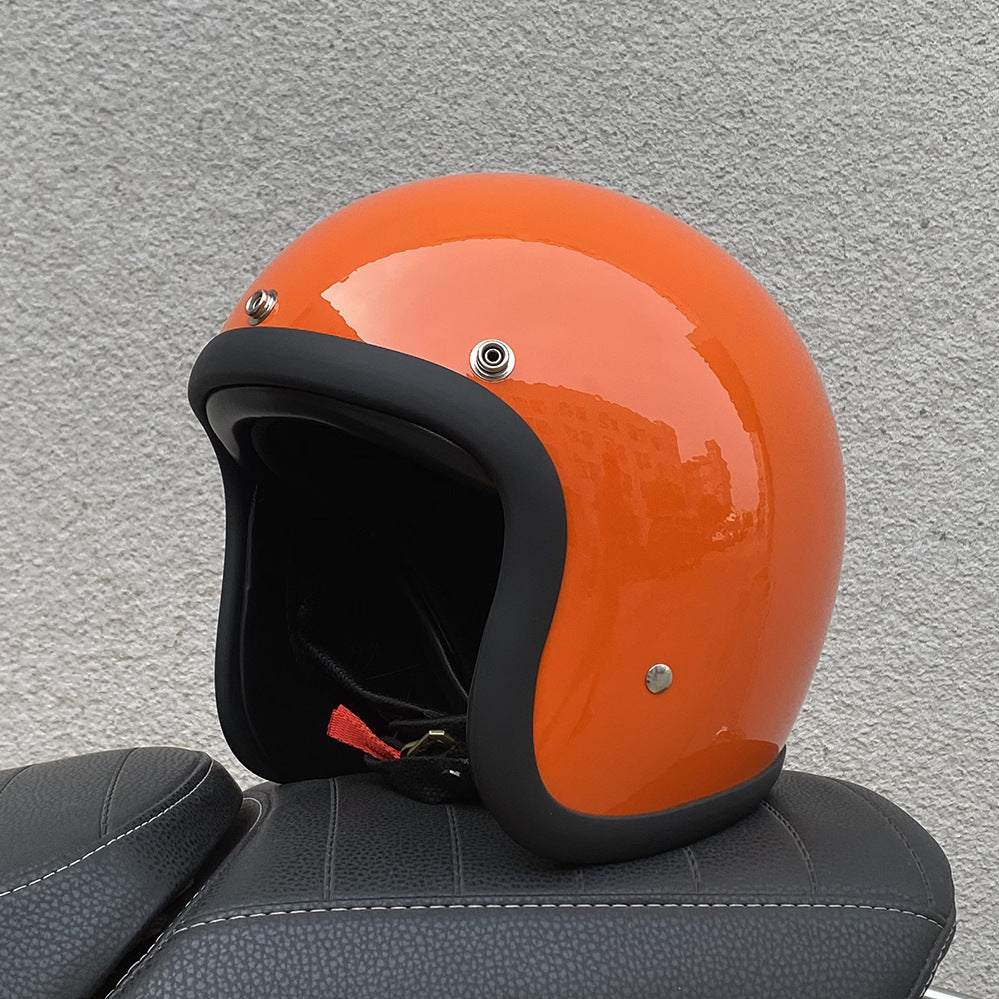 Helmet Half Helmet Retro Helmet FRP Motorcycle Helmet