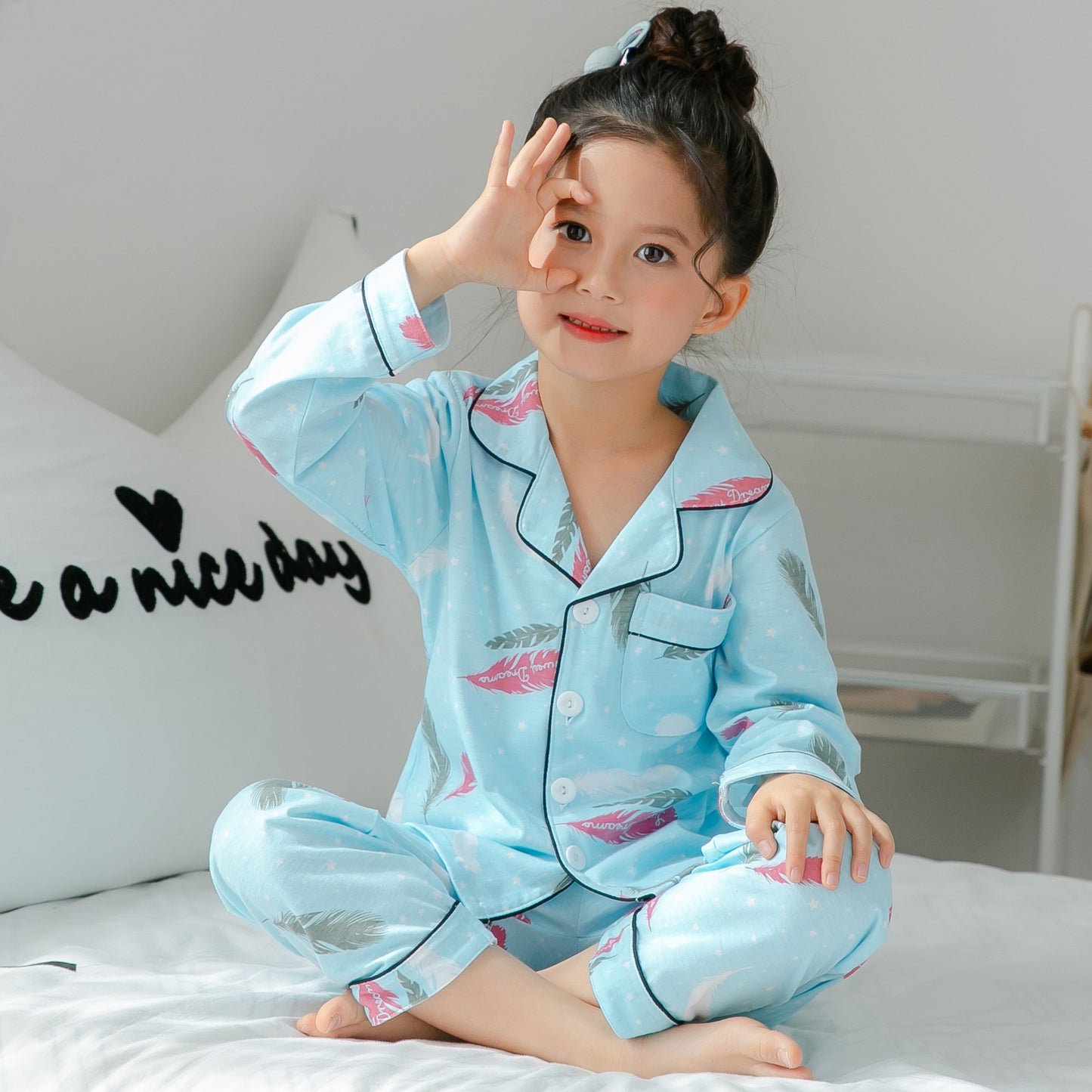 Cotton pajamas for children ShopWithASmile7.com