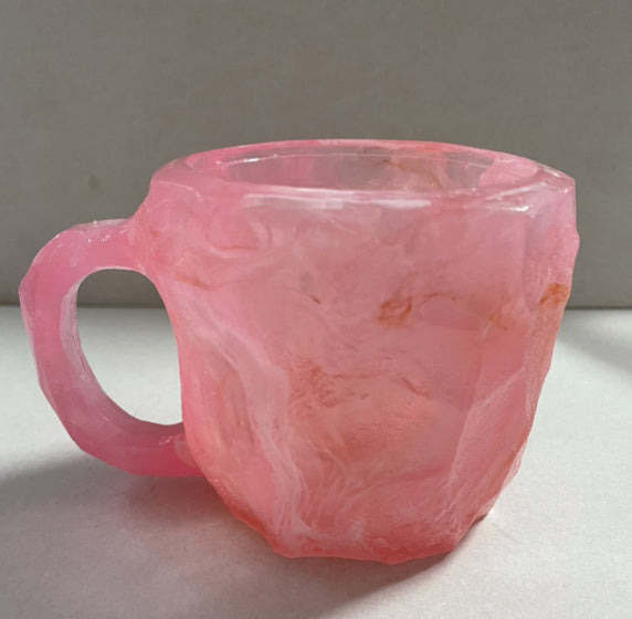 400ml Resin Mineral Crystal Coffee Mugs With Handles Elegant Fake Mineral Crystal Cup For Workplace Home Decor Christmas Gift Kitchen Gadgets ShopWithASmile7.com
