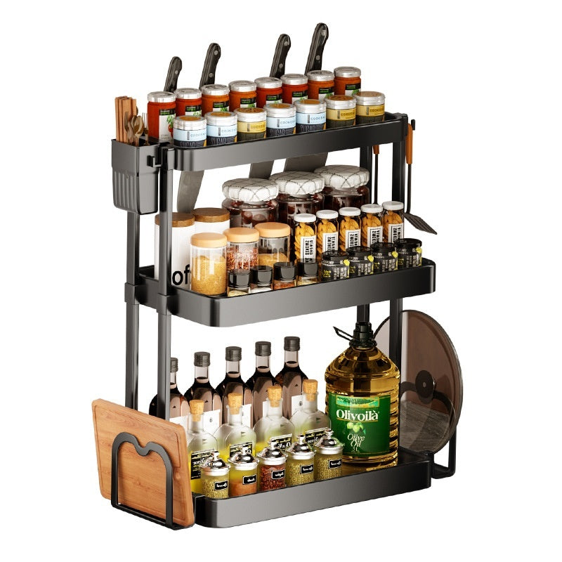 Kitchen Rack For Seasoning Multi-layer Storage Kitchen Supplies ShopWithASmile.com