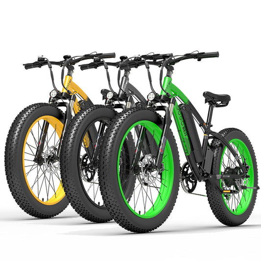 GOBEST GF600 Electric Bicycle – 1000W Motor, 26x4.0 Fat Tires, 48V Lithium Battery, 40KM/H Speed. Powerful Motar E-Bike 26