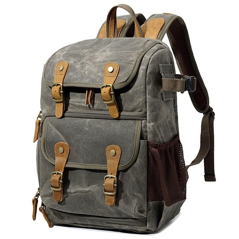 Kalier Digital SLR Camera Bag Waterproof Canvas Men's And Women's Backpacks ShopWithASmile.com