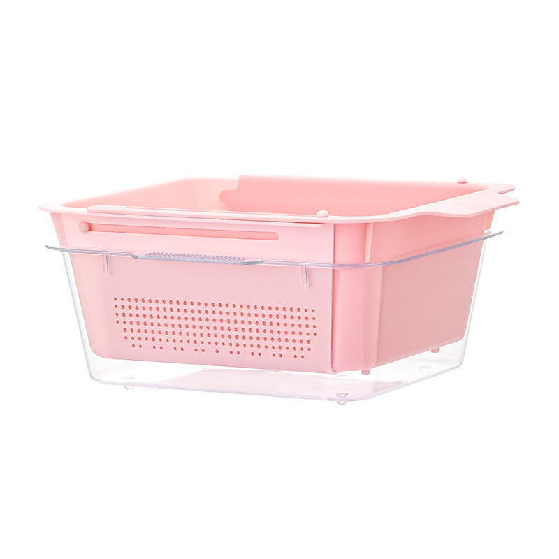 Double Retractable Asphalt Plastic Vegetable Basket