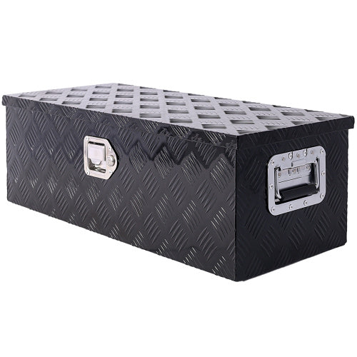 30inch Aluminum Tool Box,heavy Duty Truck Bed Tool Box,outdoor Trailer Pickup Storage Tool Box,RV Storage Organizer,underbody Box W Lock Keys,black