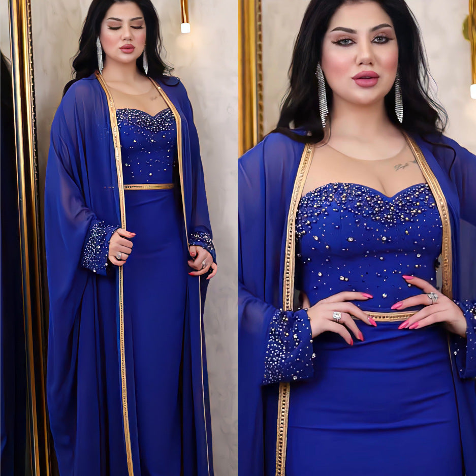 Women's Wear 2 Piece Set Long Dress Summer Autumn Women Traditional African Clothing Fairy Dress ShopWithASmile7.com