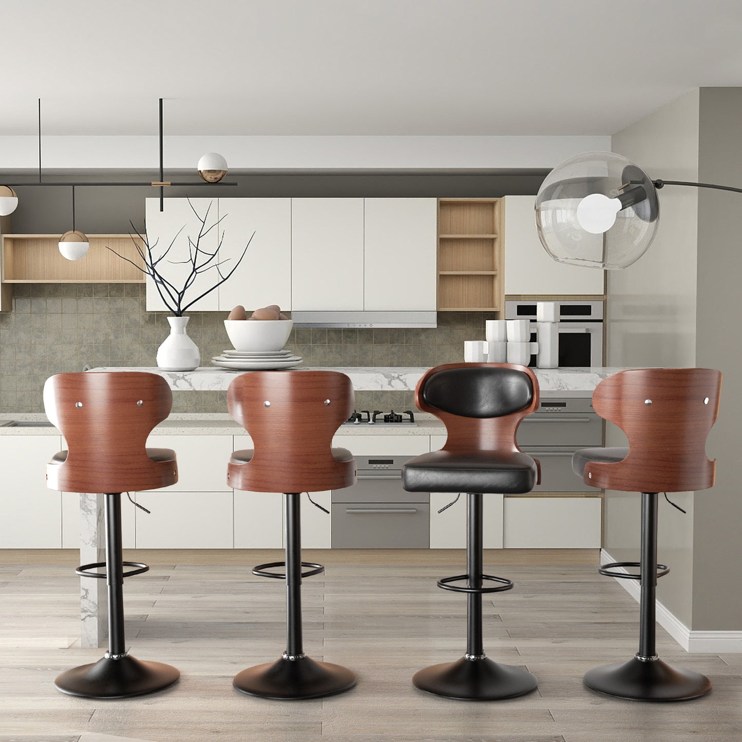 Versatile Adjustable Swivel Bar Stool