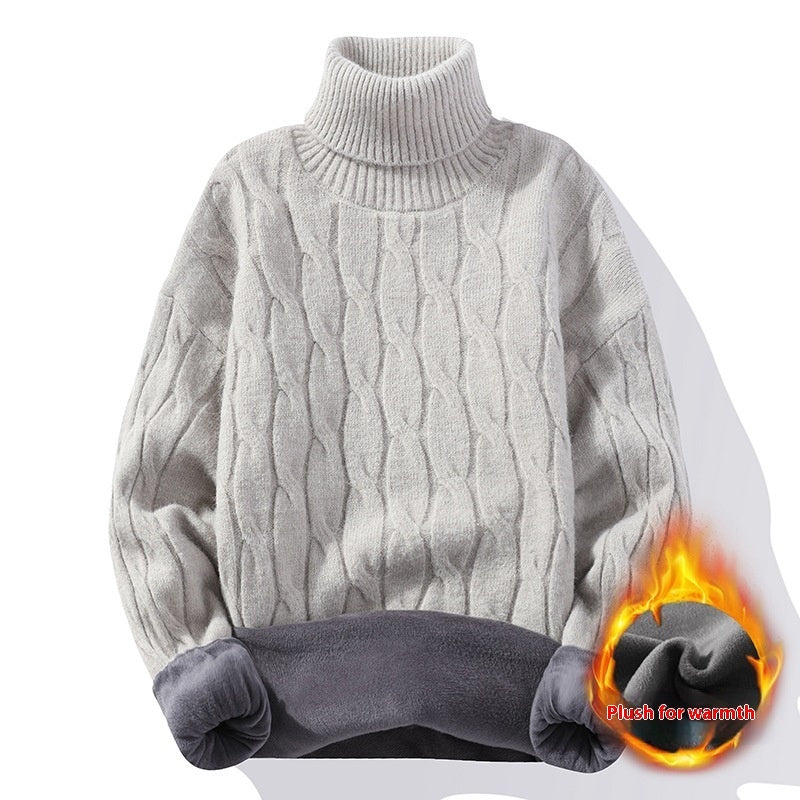 High Neck Velvet Thickening Thermal Sweater ShopWithASmile7.com