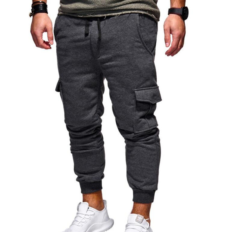 men sport jogger pants men sweatpants ShopWithASmile7.com