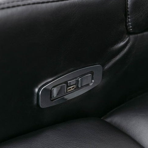 Premium Power Recliner With Storage Arms, Cupholders, Swivel Tray Table And Cell Phone Stand,Black