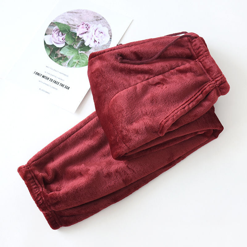 Warm home pants