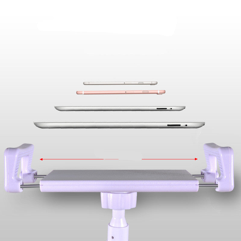 Mobile phone pole holder for bed
