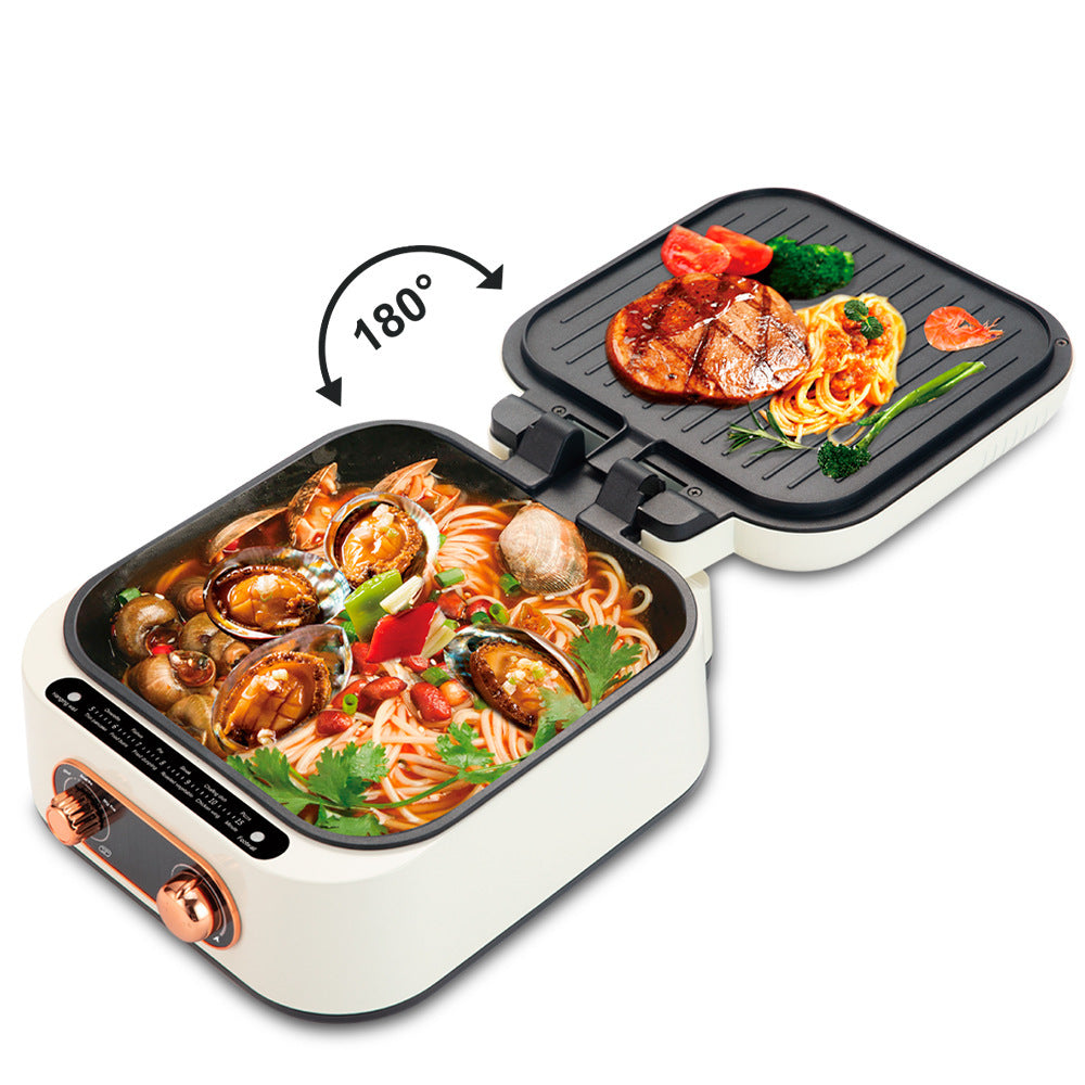 Household Multi-functional Electric Cooker Hot Pot Roasting Hot Pot One ShopWithASmile.com