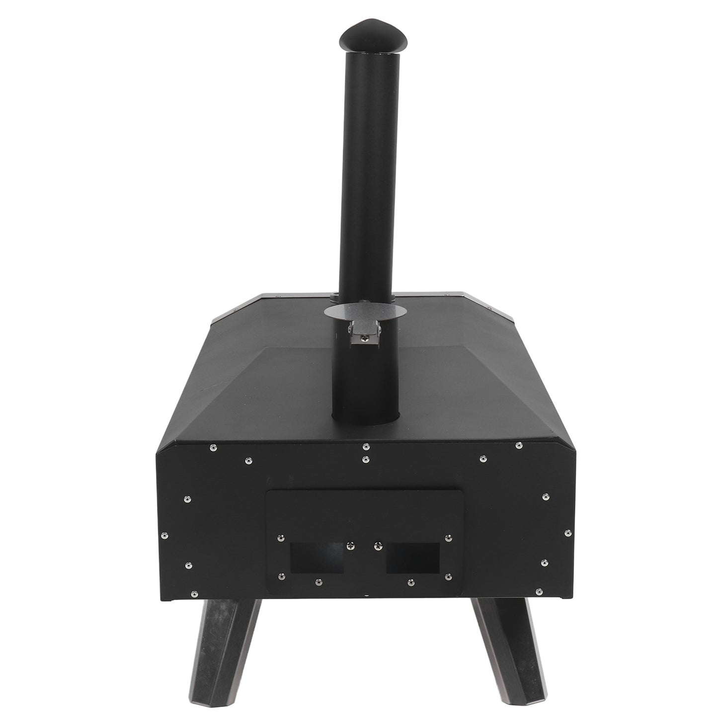 Outdoor Pizza Oven Wood Fired Maker Outside Stove 12in Portable Stainless Steel for Backyard ShopWithASmile.com