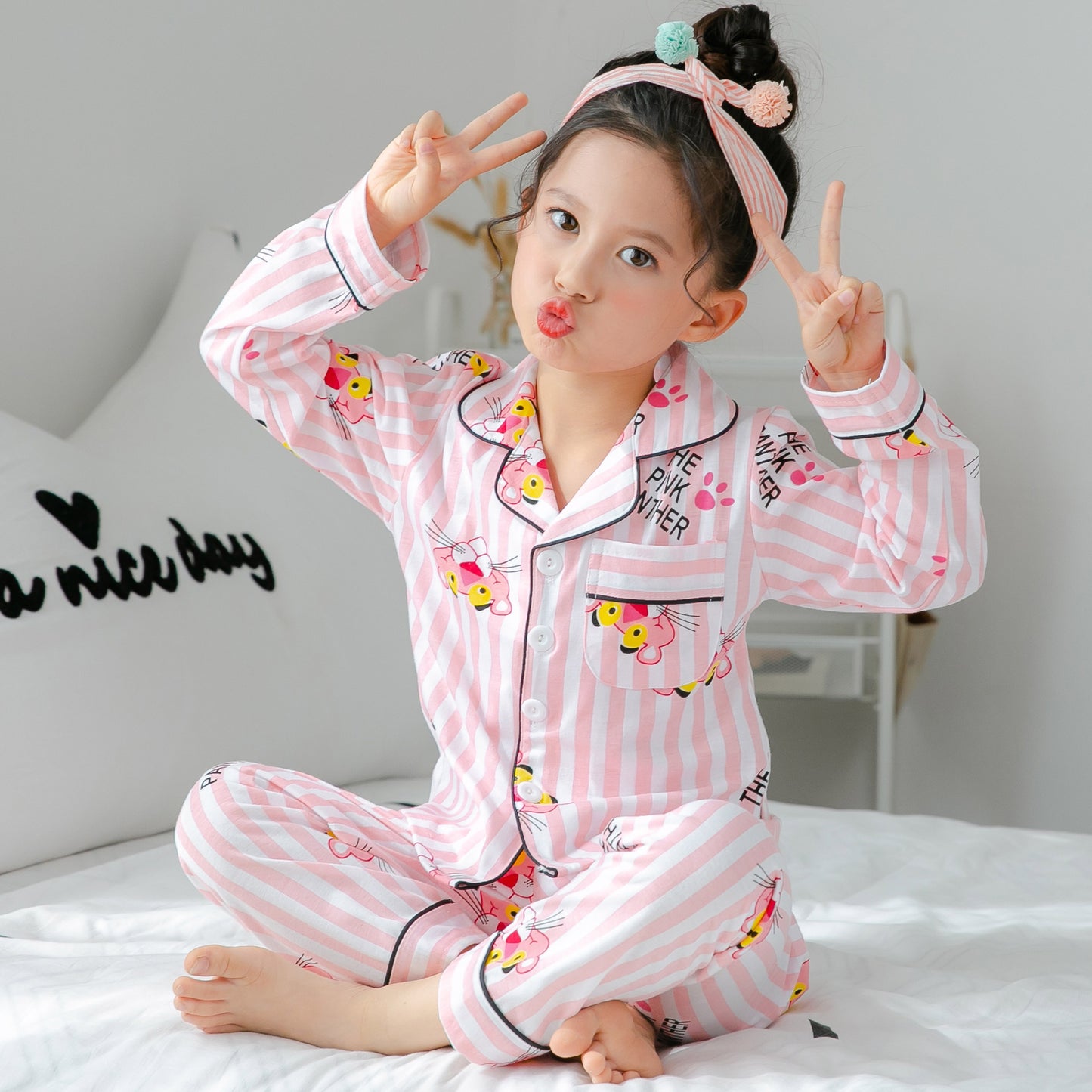 Cotton pajamas for children ShopWithASmile7.com