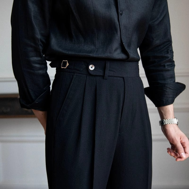 Business Casual Trousers Men's Commute Retro Easy Matching