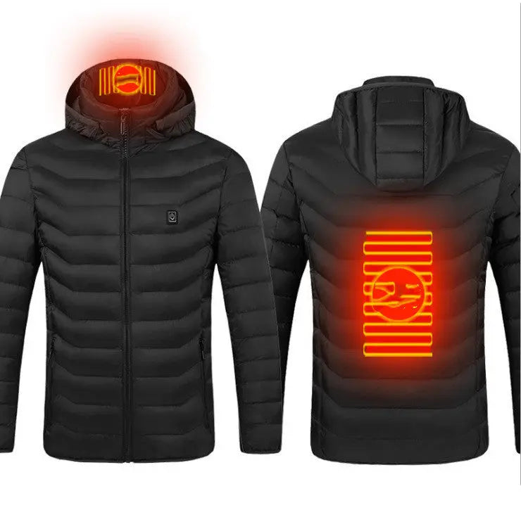 New Heated Jacket Coat USB Electric Jacket Cotton Coat Heater Thermal Clothing Heating Vest Men's Clothes Winter My Store
