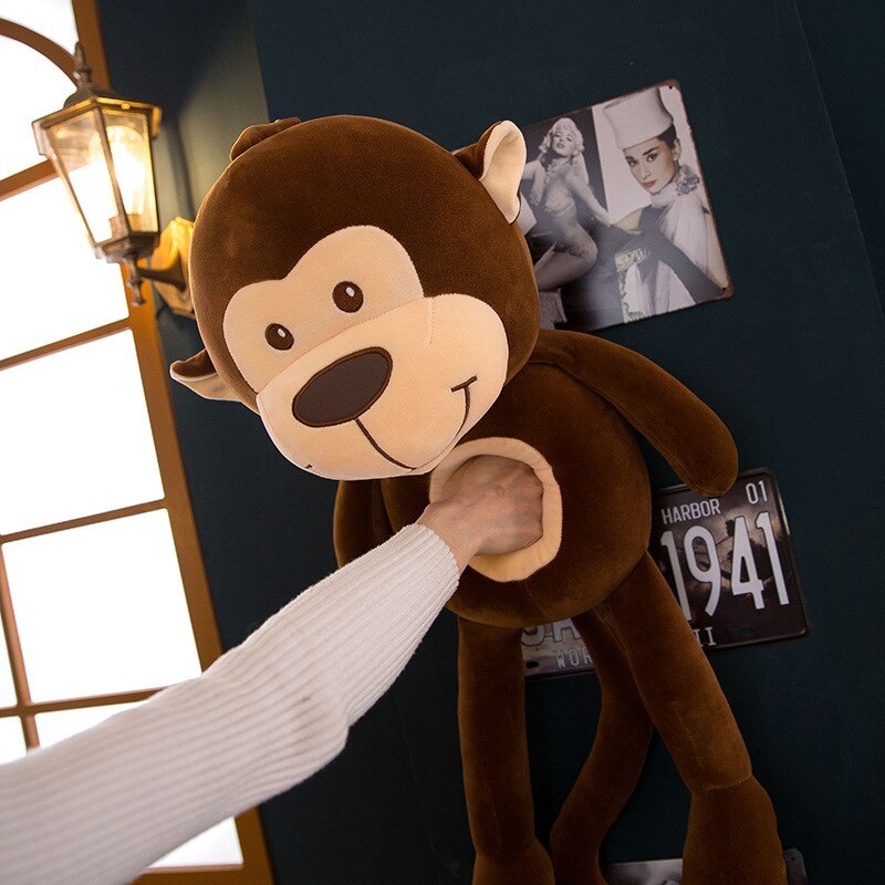 Cartoon monkey plush doll