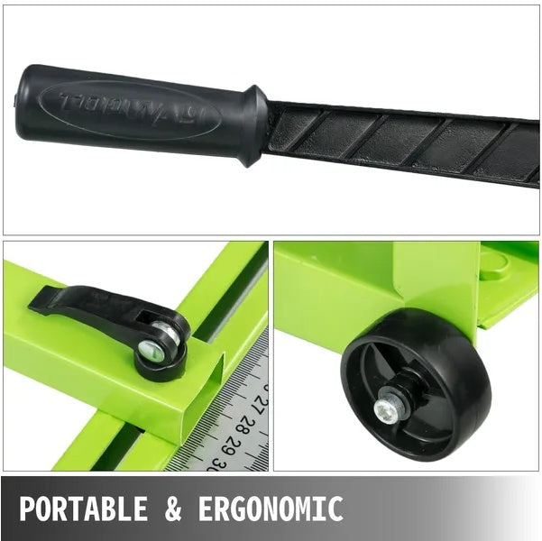 VEVOR Tile Cutter 31.5 Inch Manual Tile Cutter 1.4 Inch Tile Cutting Machine Ceramic Porcelain Tile Cutter W Laser Guide All-Steel Frame And Bonus Spare Cutter Wheels Tile Cutter Hand Tool