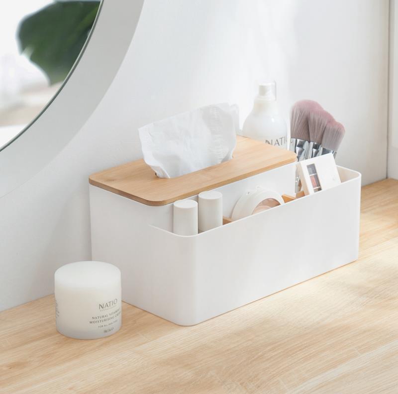 Remote control coffee table storage box tissue box ShopWithASmile7.com