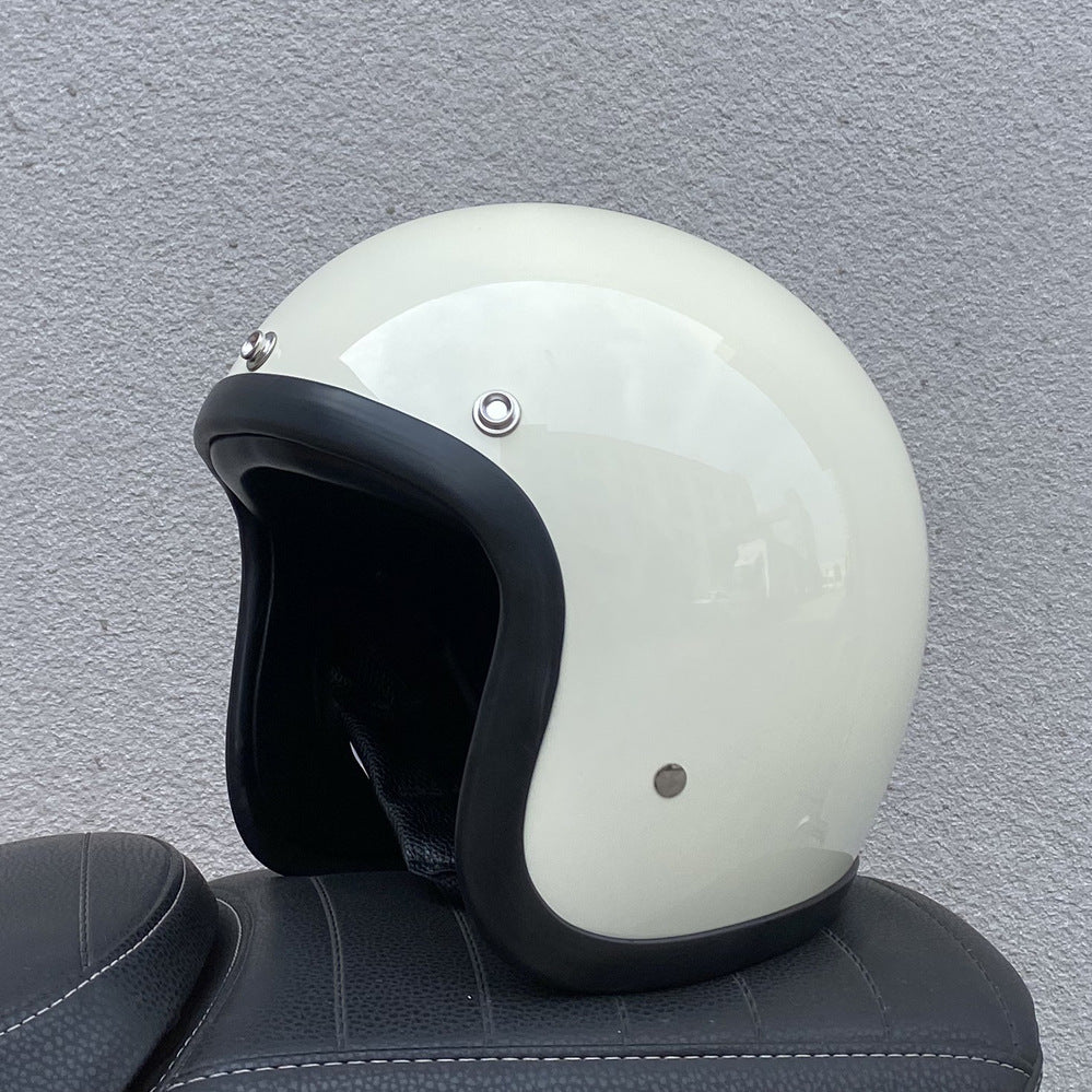 Helmet Half Helmet Retro Helmet FRP Motorcycle Helmet