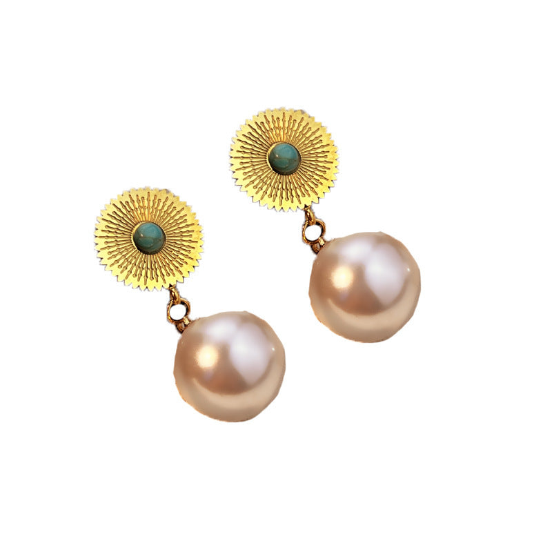Fashion Stainless Steel Earrings Niche Retro ShopWithASmile.com