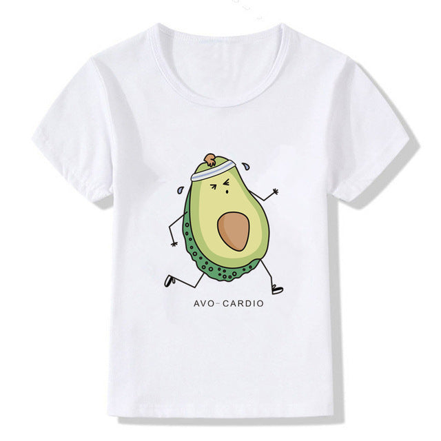 Kids Summer New Cute Vegan Boys Girls T Shirt ShopWithASmile7.com