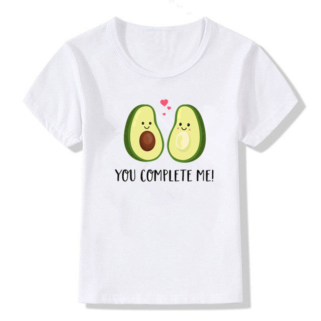 Kids Summer New Cute Vegan Boys Girls T Shirt ShopWithASmile7.com