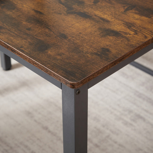 Dining Table Set, Industrial Style Dining Table And Kitchen Chairs ShopWithASmile.com