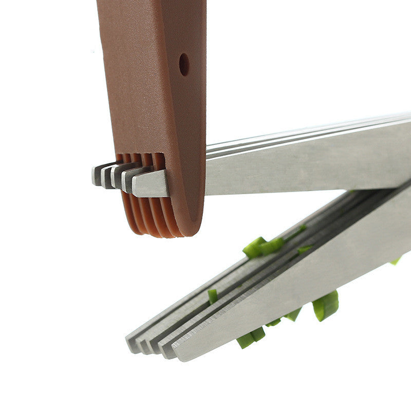 Stainless Steel Multifunctional Food Supplement Laver Chopped Food Scissors