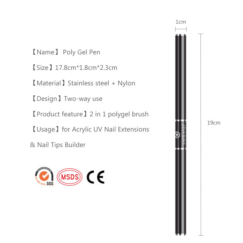Manicure Double Head Phototherapy Brush Set ShopWithASmile7.com