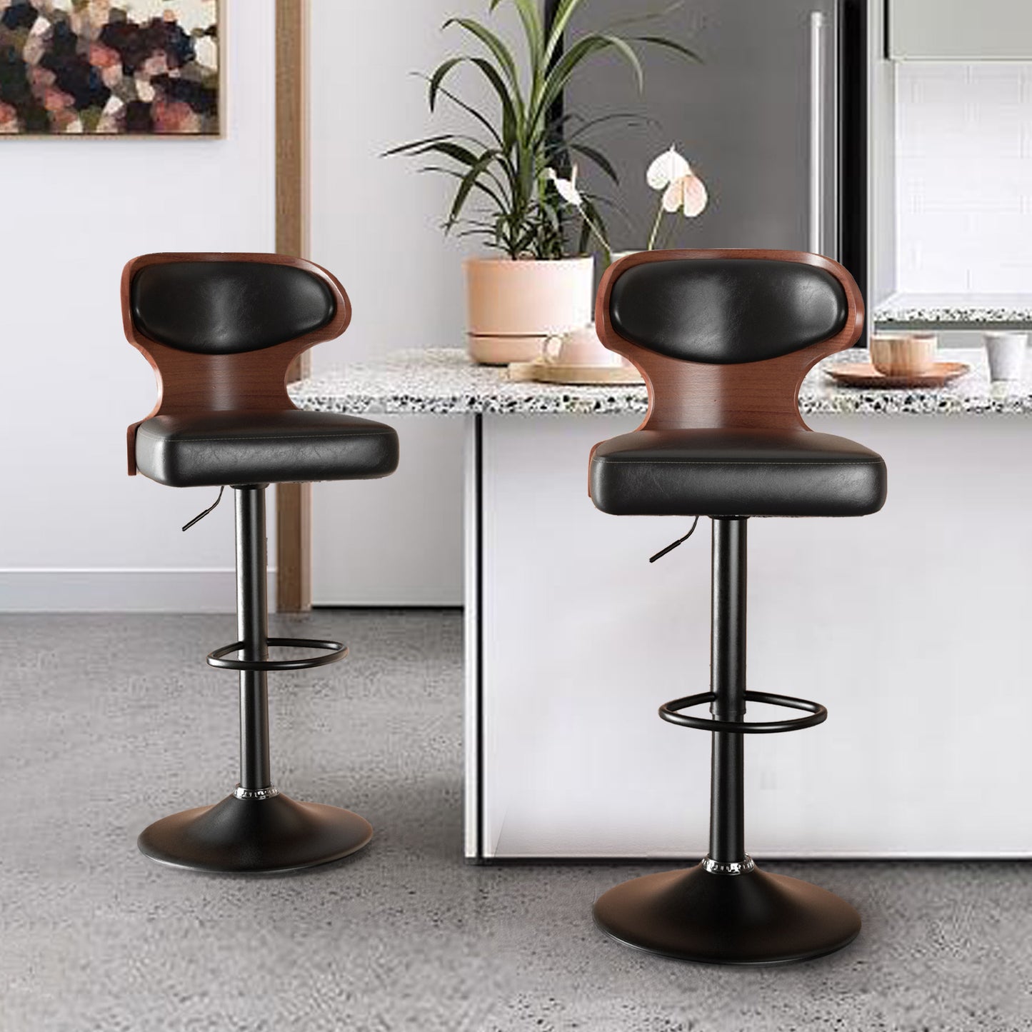 Versatile Adjustable Swivel Bar Stool