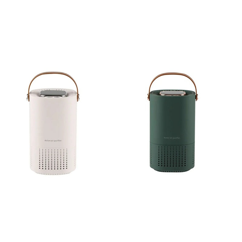 Desktop Air Purifier H13 Filter Negative Ion Purification 2000Mah Portable Car Freshener For Home