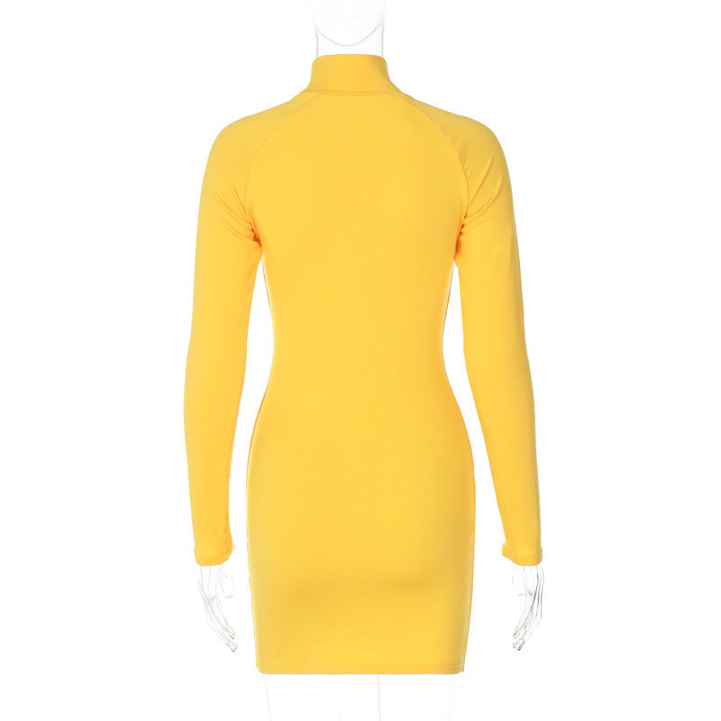 Tight Hip Wrap High Waist Skirt Slimming Long Sleeve ShopWithASmile7.com