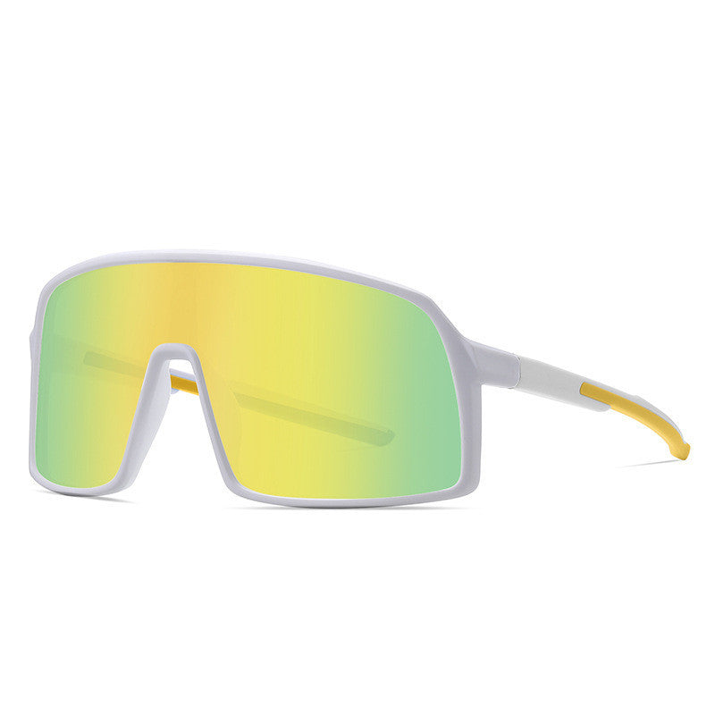 Mens Fashion Simple One Piece Large Frame Sunglasses ShopWithASmile7.com