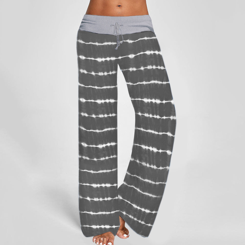Outdoor Sports And Leisure Tie-dye Printed Yoga Pants