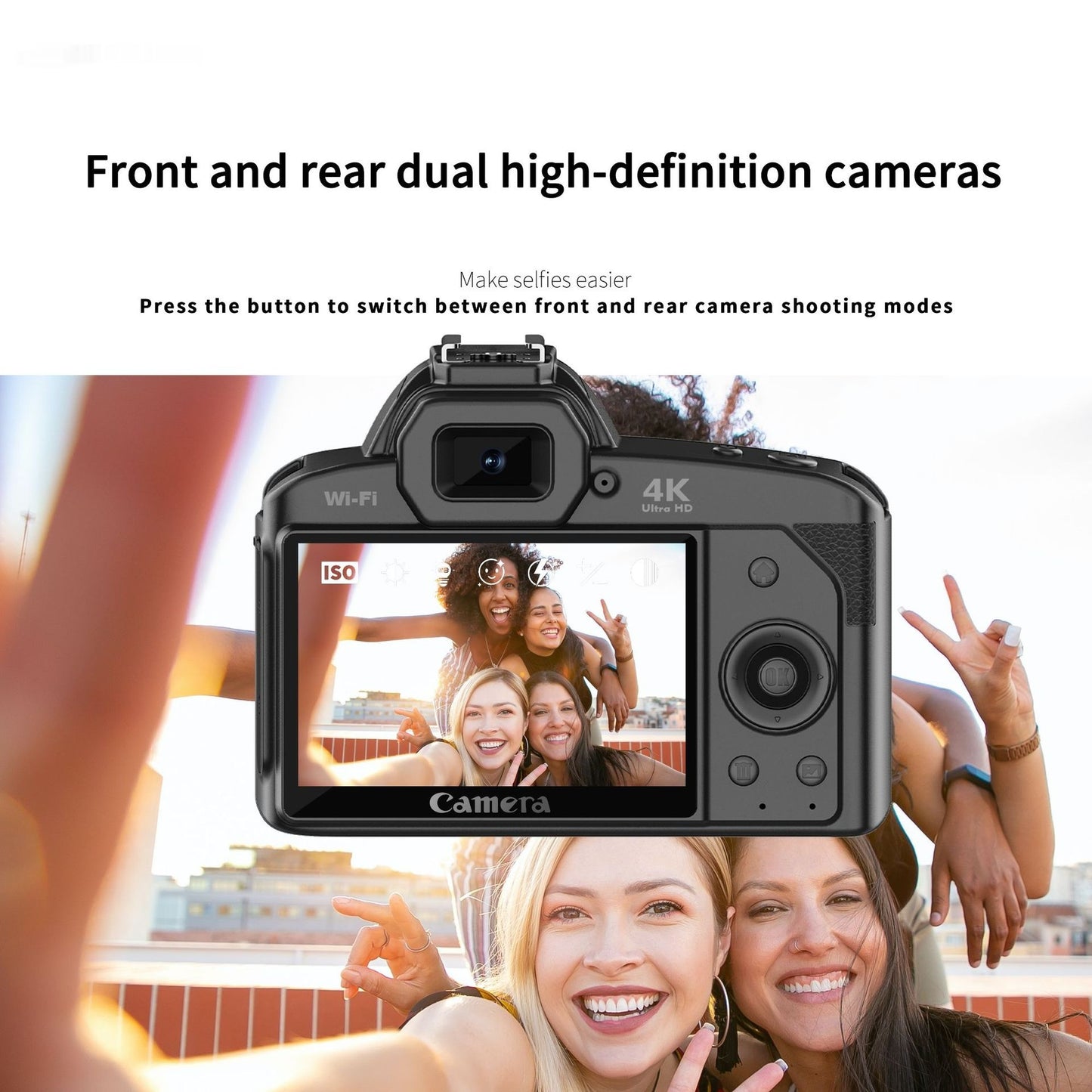 Million Pixels D5 HD Wifi Digital Camera 4K Night Vision ShopWithASmile.com